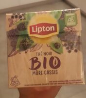 Thé noir bio mure cassis