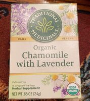Organic chamomile with lavender