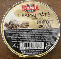 Libamáj Pâté pirított dióval