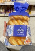 Butter brioche rolls