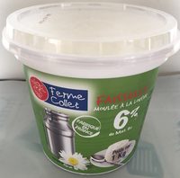 Faisselle moulée à la louche 6%