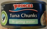 Tuna chunks in spring water