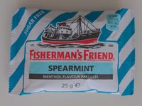 Spearmint menthol flavour pastilles