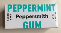 Peppersmith Fine English Peppermint Chewing Gum imp cashier