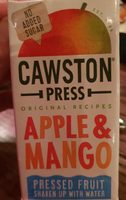Apple and mango juice