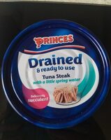 Tune steak with spring water