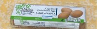 Cage free fresh brown eggs large grade A