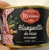 Blanquette de veau et riz complet