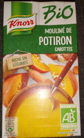 Mouliné de potiron carottes Bio