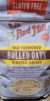Old fashioned rolled oats whole grain