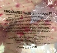 Croissants framboise congeles