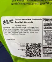 Dark Chocolate Turbinado Sea Salt Almonds