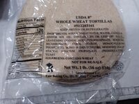 8" Whole Wheat Tortillas
