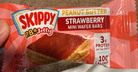 Peanut Butter Strawberry Mini Wafer Bars