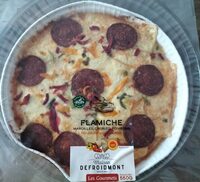 Flamiche maroilles chorizo poivrons