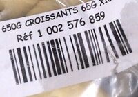 Croissants 65G c10