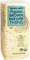 Organic Brown Rice Cake Thins