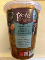 Moroccan Style Chicken & Chickpea Soup