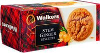 Stem ginger biscuits