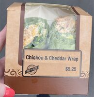 Chicken & cheddar wrap