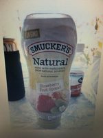 Natural strawberry fruit spread