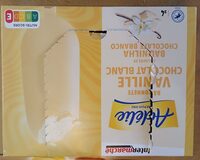 Bâtonnets vanille chocolat blanc