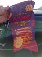 Papadums Lentil and Chickpea Crisps
