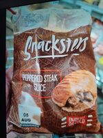 Peppered steak slice