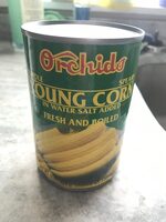 Whole young corn spears