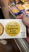 French Galettes Butter Cookies