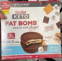Keto Fat Bomb Snack Cup Stuffed