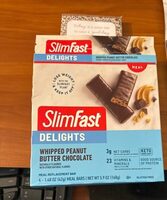 Whipped Peanut Butter Chocolate Meal Replacement Bars