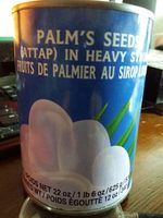 Fruits de palmier au sirop lourd