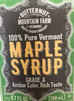100% pure vermont maple syrup