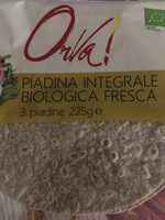 Piadina integrale biologica fresca
