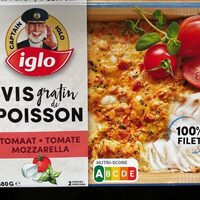 Gratin de poisson tomate mozzarella