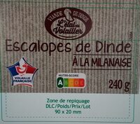 Escalopes de dinde à la milanaise