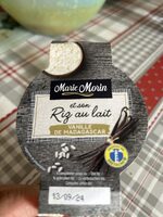 Riz au lait Vanille de Madagascar