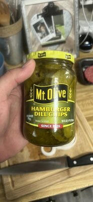 Hamburger Dill Chips by Mt Olive