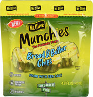 Cucumber vine bread & butter munchies chips