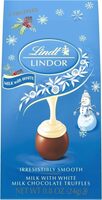 Lindor holiday milk with white chocolate truffles mini bag