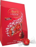 Lindor milk chocolate truffles
