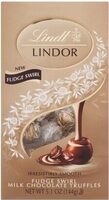Lindor milk chocolate truffles fudge swirl