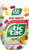 Tic tac fruit adventure mint