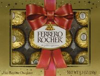 Holiday gift box pralines