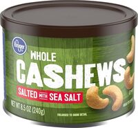 Whole salted cashews