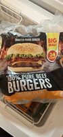 100% Pure Beef Burgers