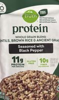 Whole grain plan, lentils, brown rice, and ancient grains