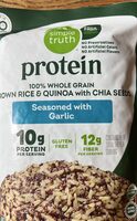 100% whole grain, brown rice and quinoa with Chia seeds