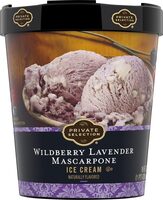 Wildberry lavender mascarpone ice cream